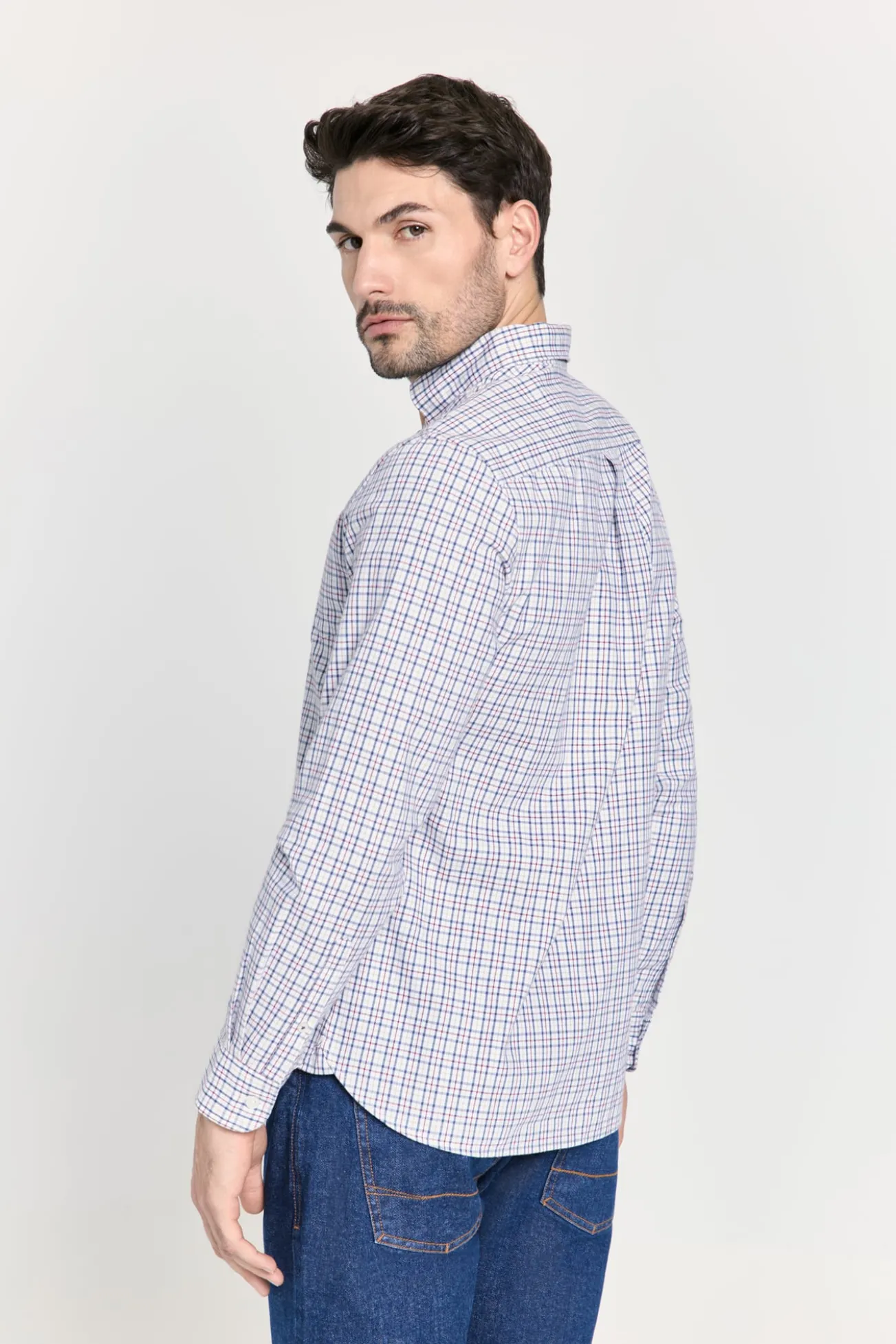 Camisa cuadros relaxed fit