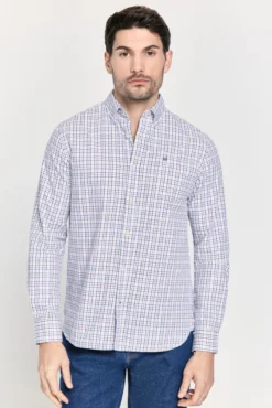Camisa cuadros relaxed fit
