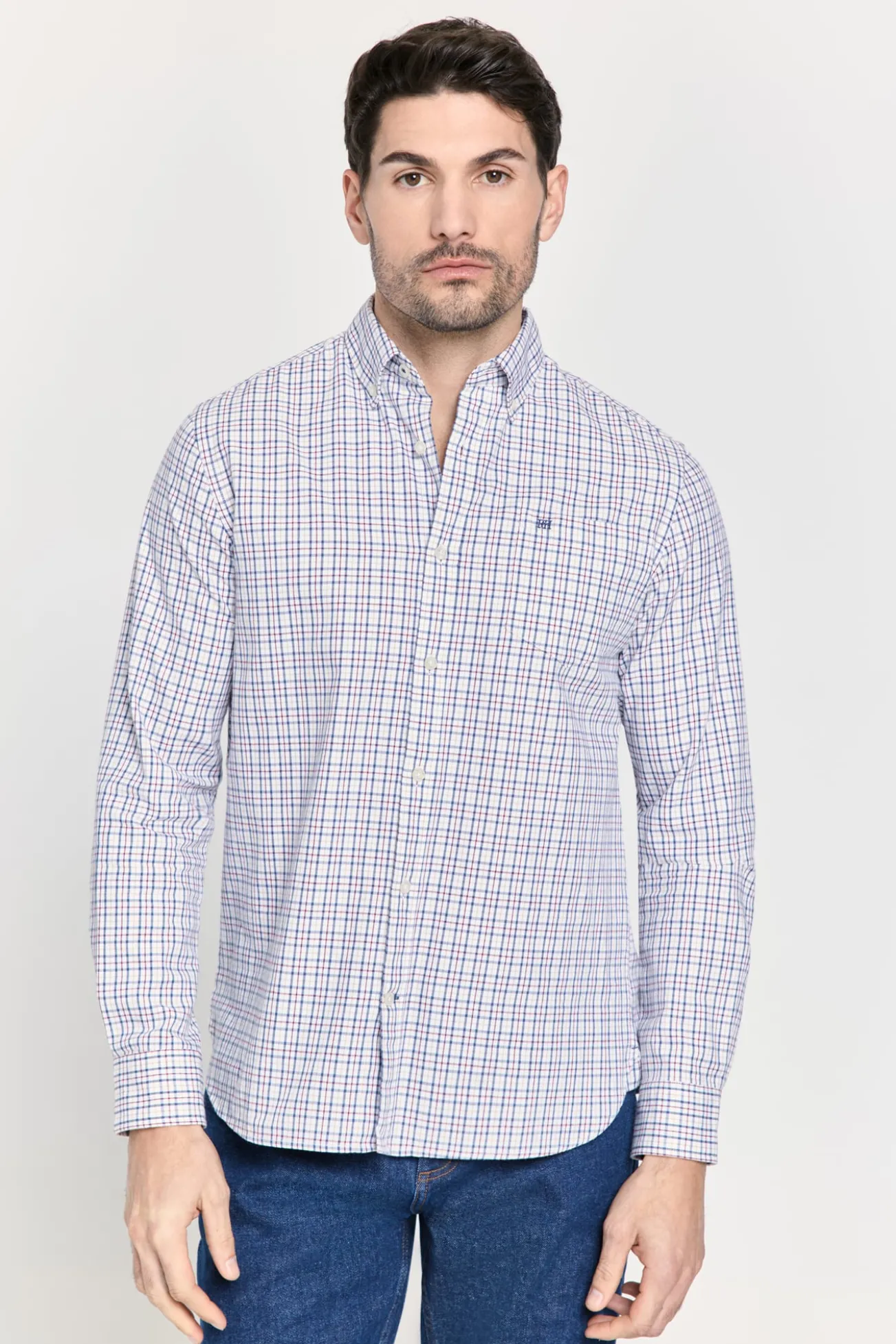 Camisa cuadros relaxed fit