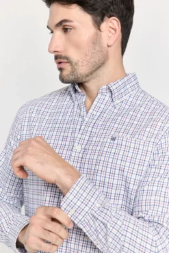 Camisa cuadros relaxed fit