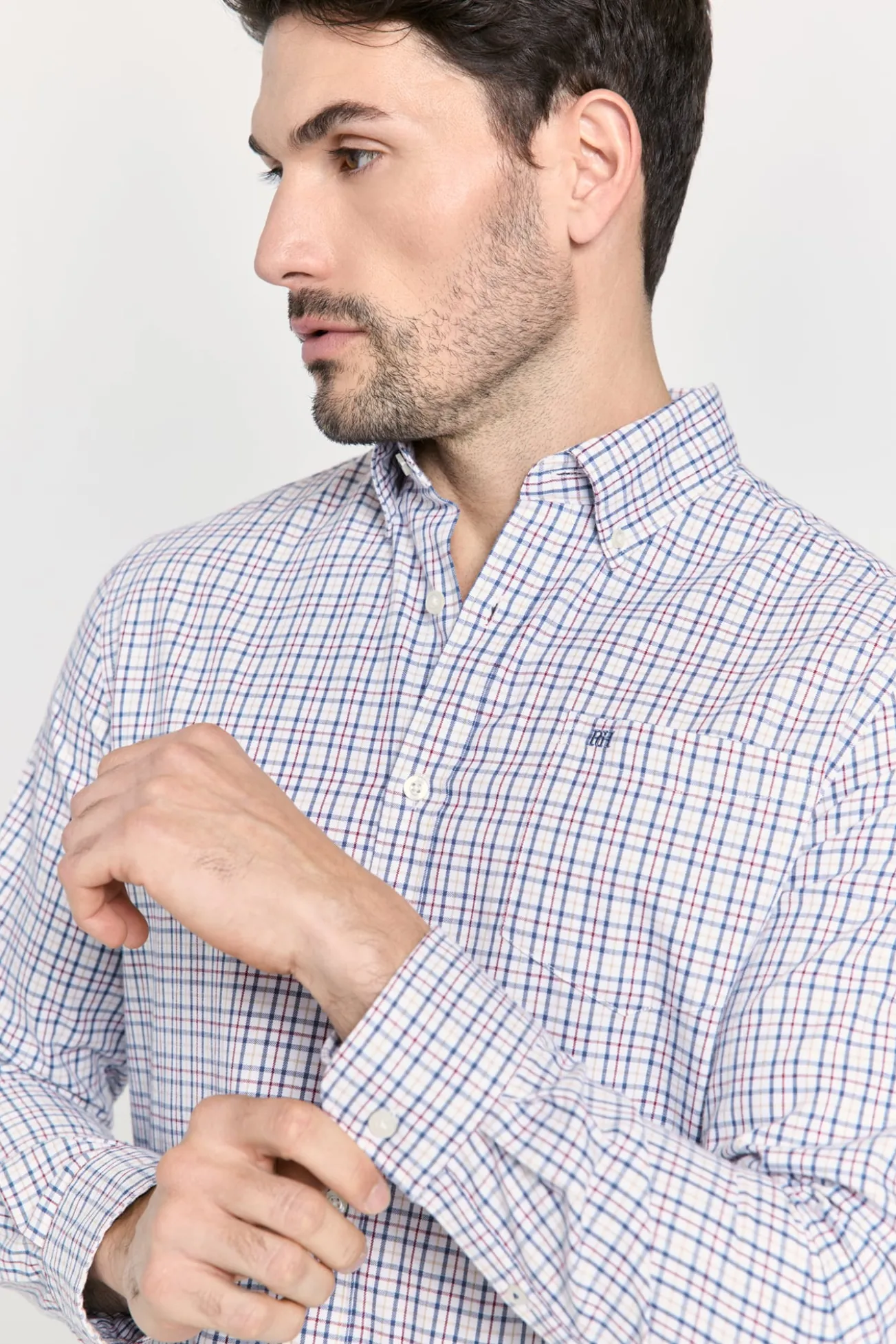 Camisa cuadros relaxed fit