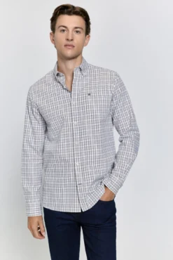 Camisa cuadros relaxed fit