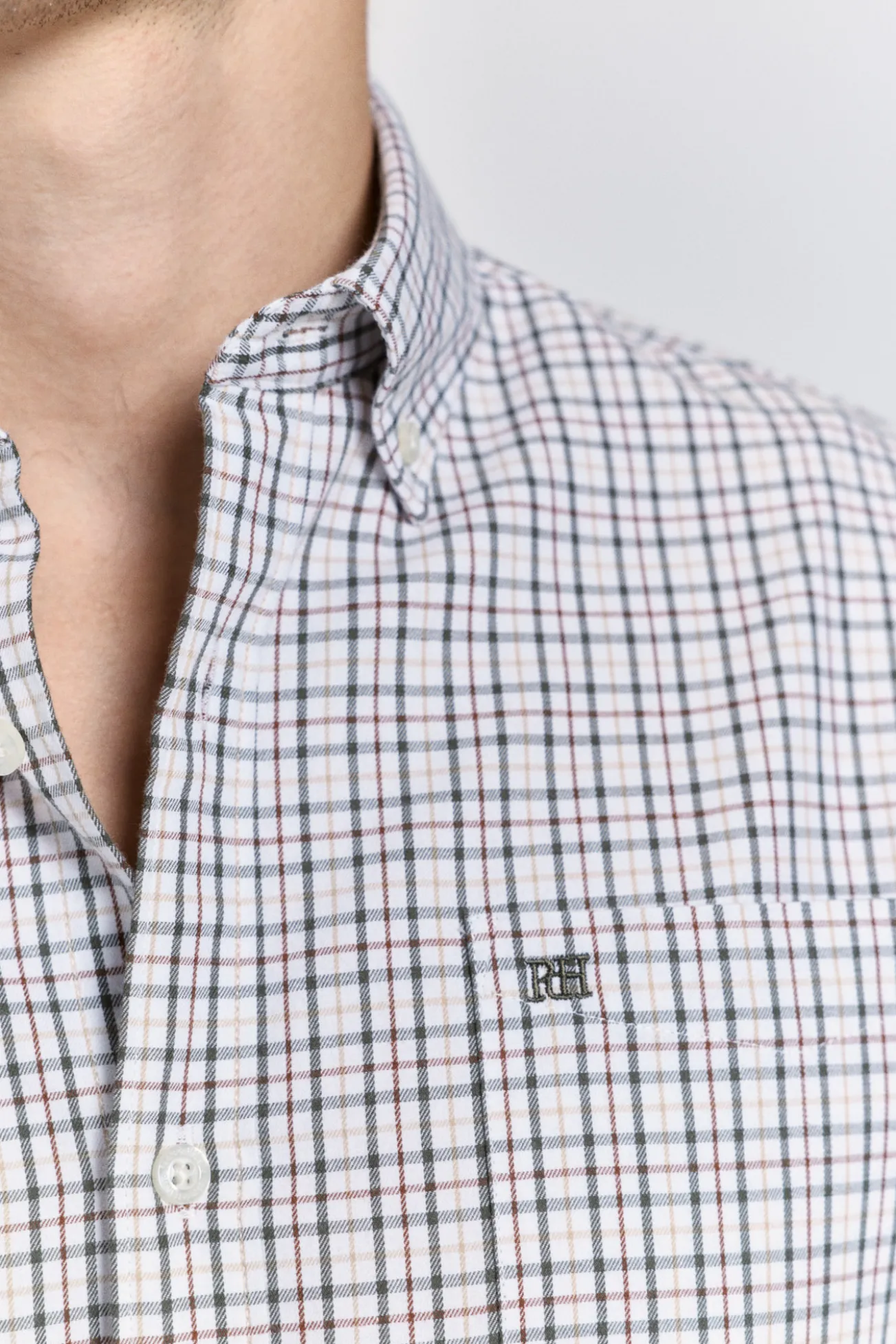 Camisa cuadros relaxed fit
