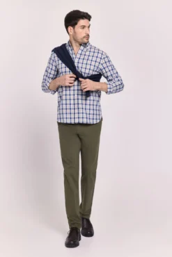 Camisa cuadros relaxed fit