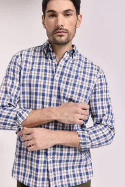 Camisa cuadros relaxed fit