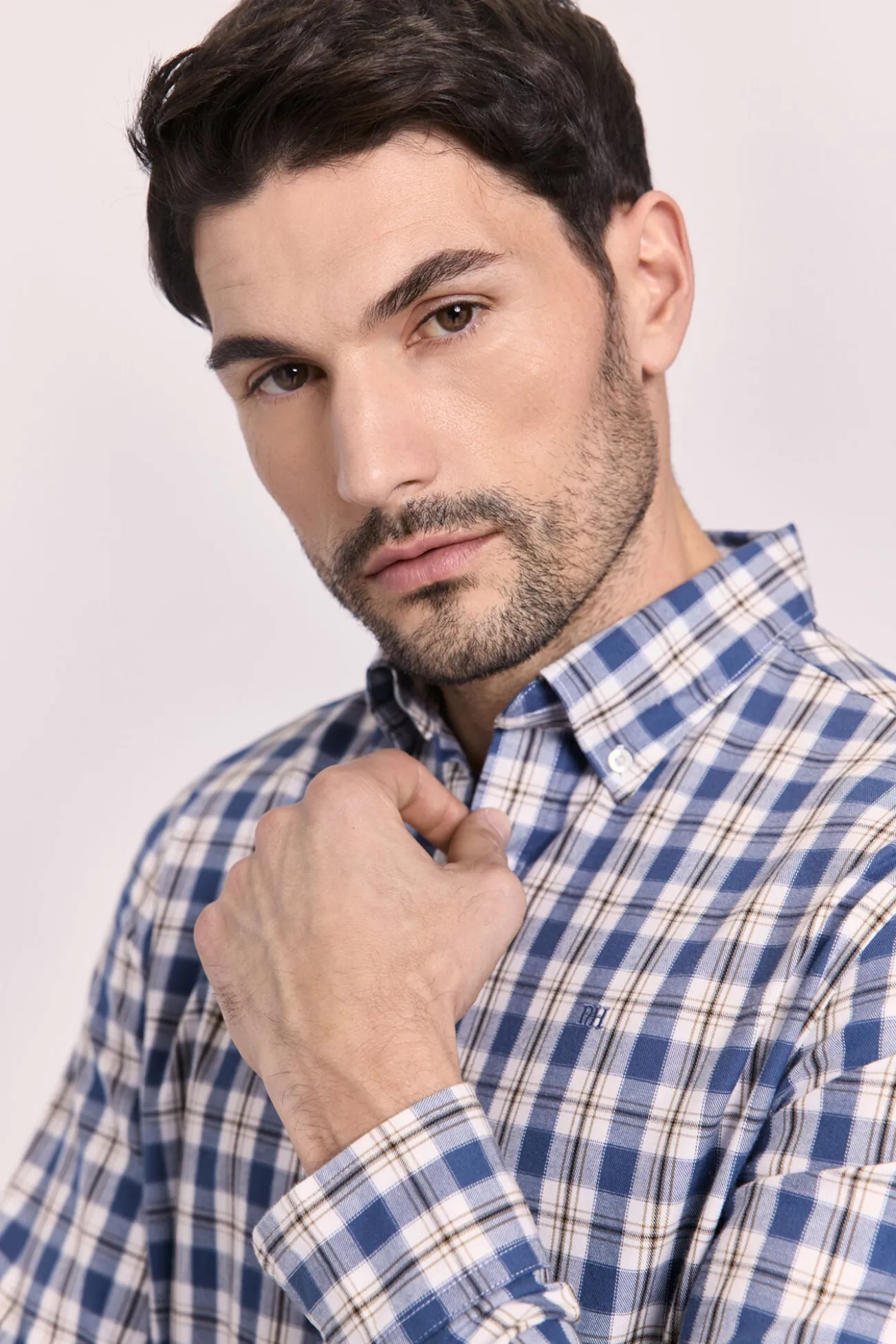 Camisa cuadros relaxed fit