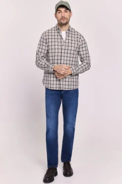 Camisa cuadros relaxed fit