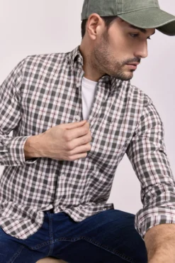 Camisa cuadros relaxed fit