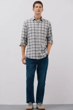 Camisa cuadros Tencel