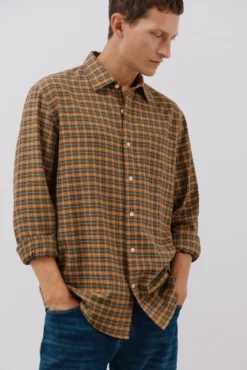 Camisa cuadros Tencel