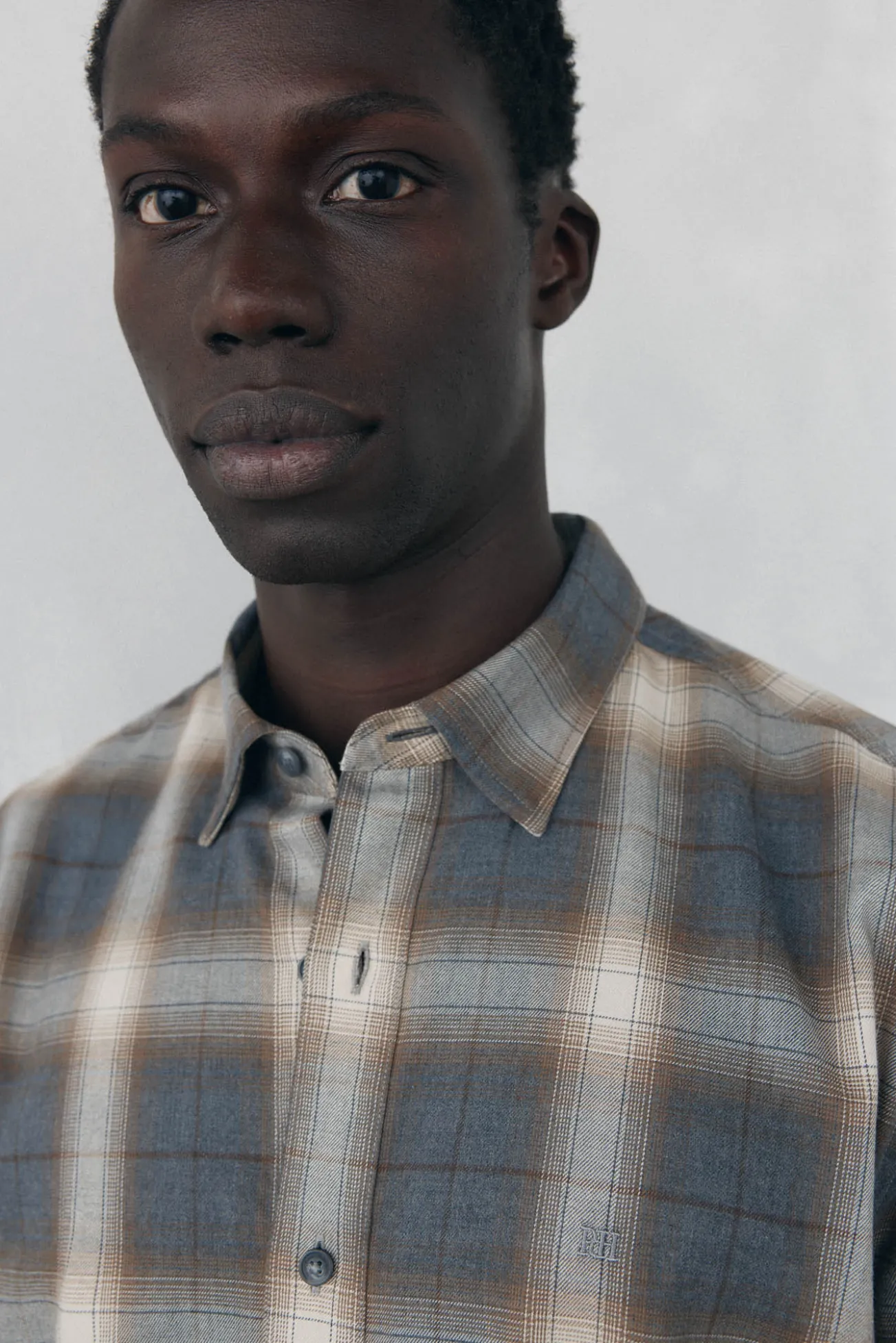 Camisa cuadros Tencel