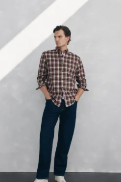 Camisa cuadros Tencel