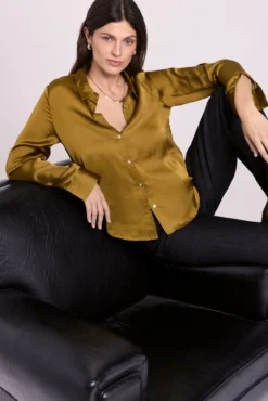 Camisa cuello camisero