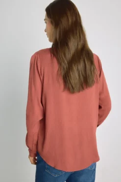 Camisa cuello mao