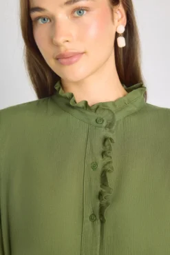 Camisa cuello mao