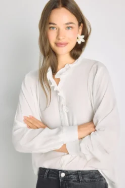Camisa cuello mao