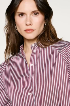 Camisa cuello mao 100% algodón orgánico.