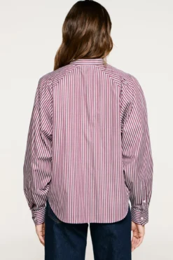Camisa cuello mao 100% algodón orgánico.