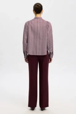 Camisa cuello mao 100% algodón orgánico.