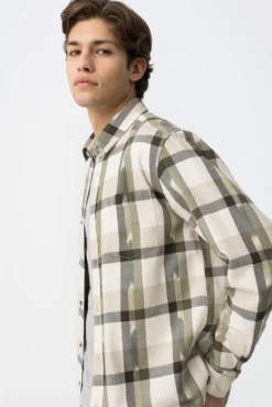 Camisa de Algodón a Cuadros
