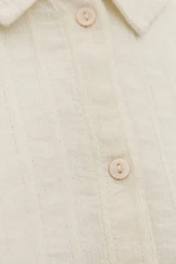 Camisa de algodón de manga larga talla grande