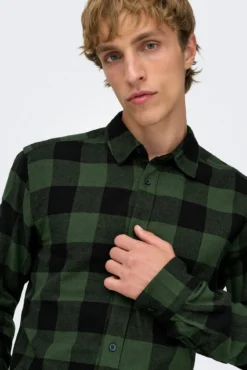Camisa de cuadros slim fit