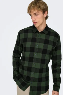 Camisa de cuadros slim fit