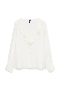Camisa de cuello volante