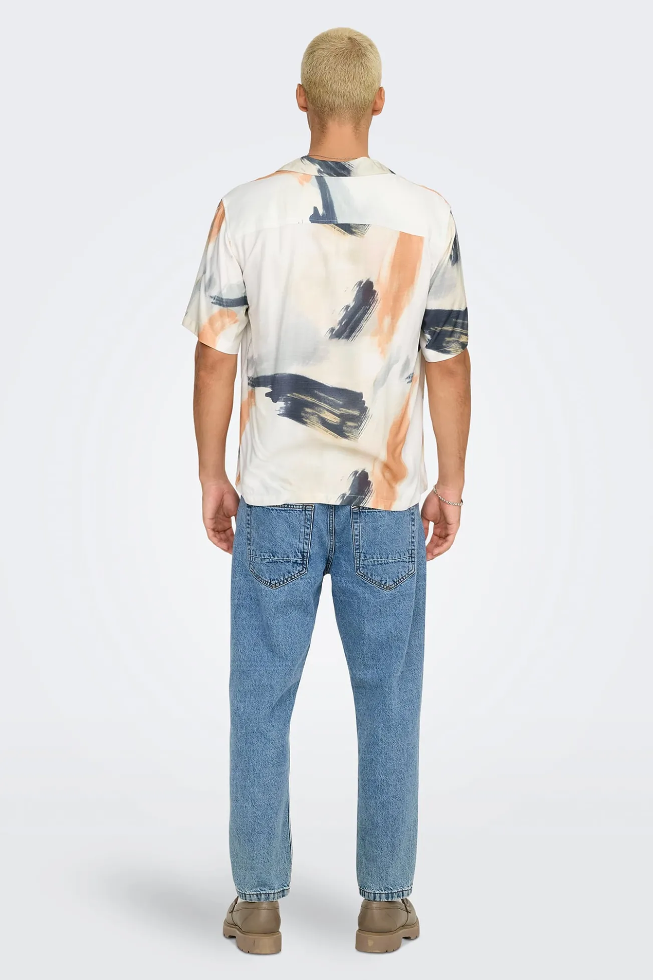 Camisa de hombre regular fit manga corta