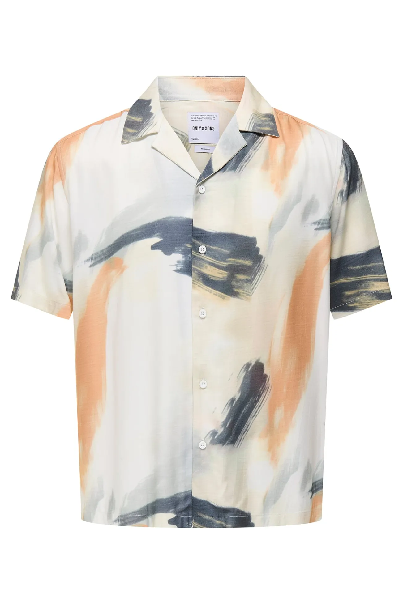 Camisa de hombre regular fit manga corta