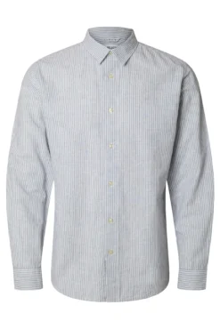 Camisa de lino de manga larga