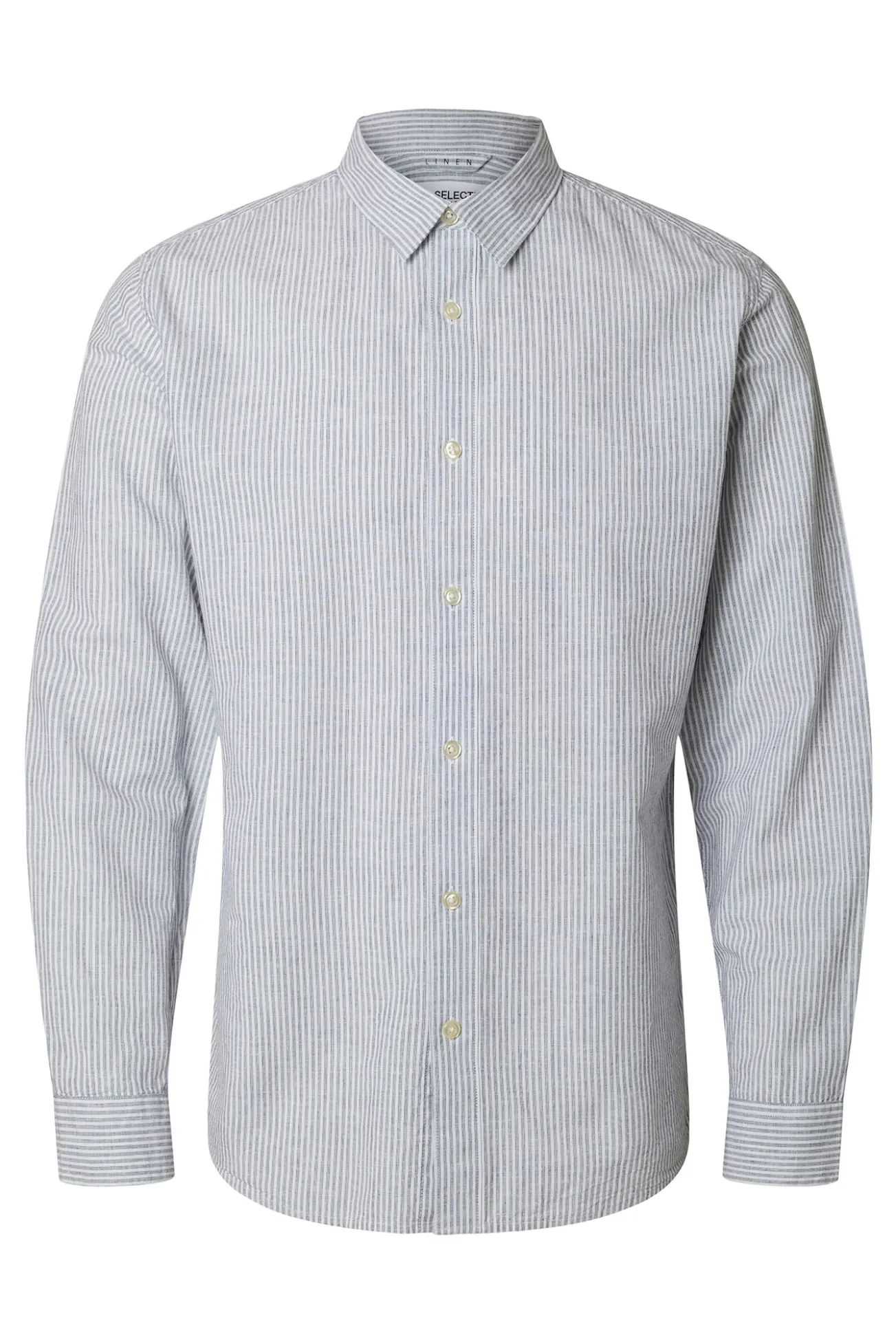 Camisa de lino de manga larga
