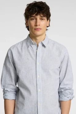Camisa de lino de manga larga