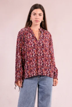 Camisa de manga larga abullonada