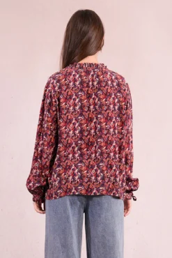 Camisa de manga larga abullonada