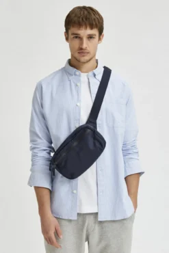 Camisa de manga larga con bolsillo 100% algodón