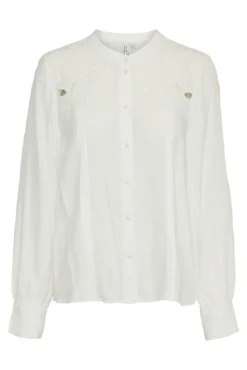 Camisa de manga larga con bordados