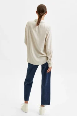 Camisa de manga larga de lino Regular Fit