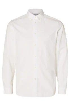 Camisa de manga larga Slim Fit confeccionada con algodón reciclado