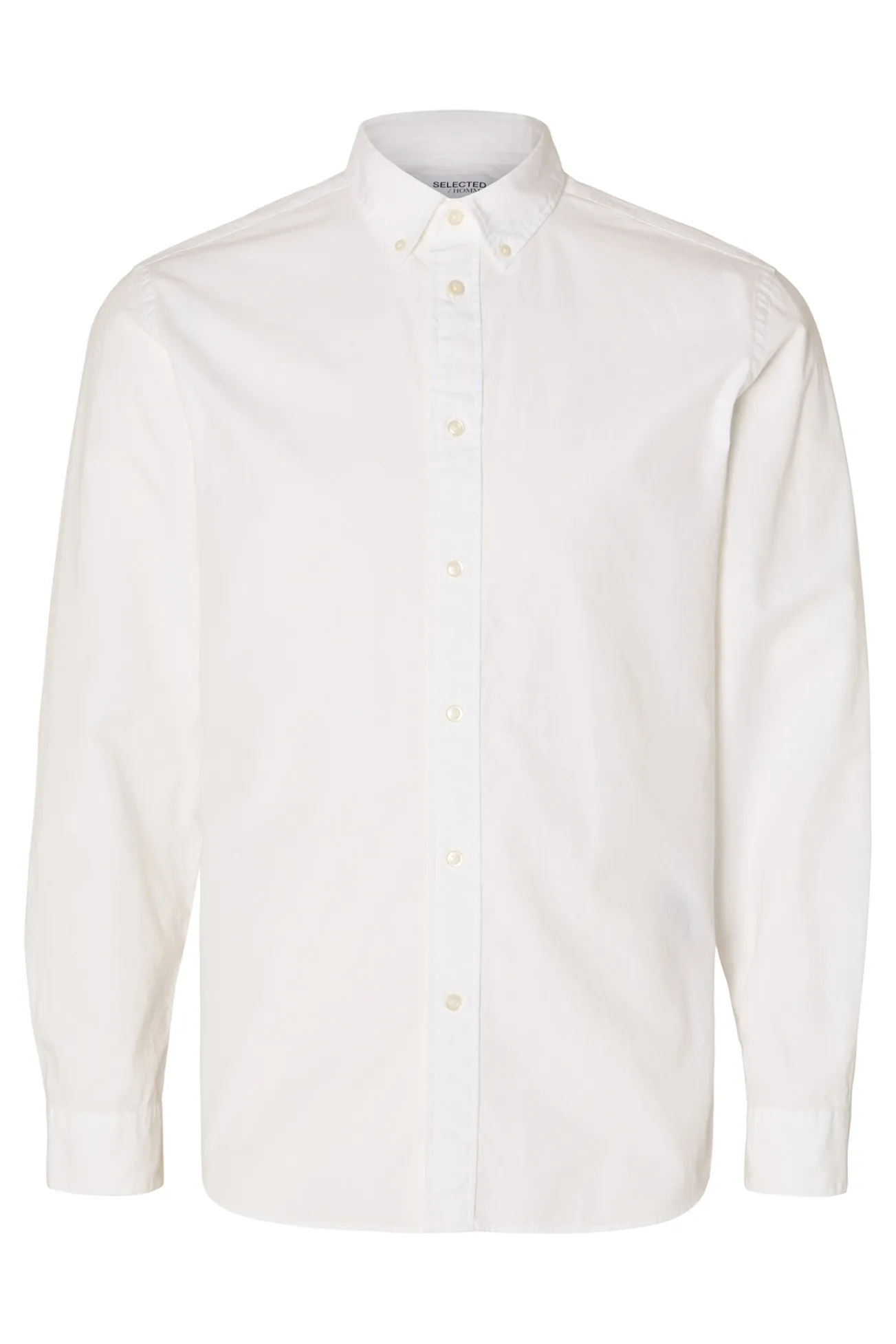 Camisa de manga larga Slim Fit confeccionada con algodón reciclado