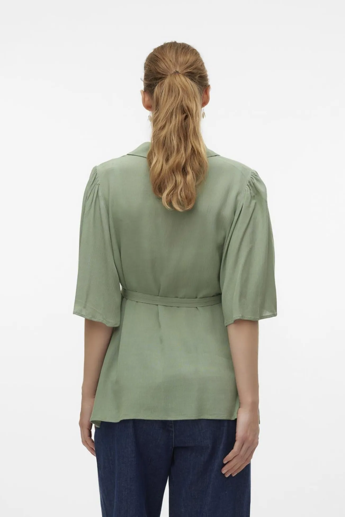 Camisa de manga 2/4 maternity y lactancia