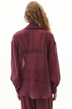 Camisa de mangas abullonadas
