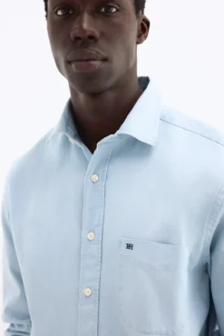 Camisa denim tejido italiano