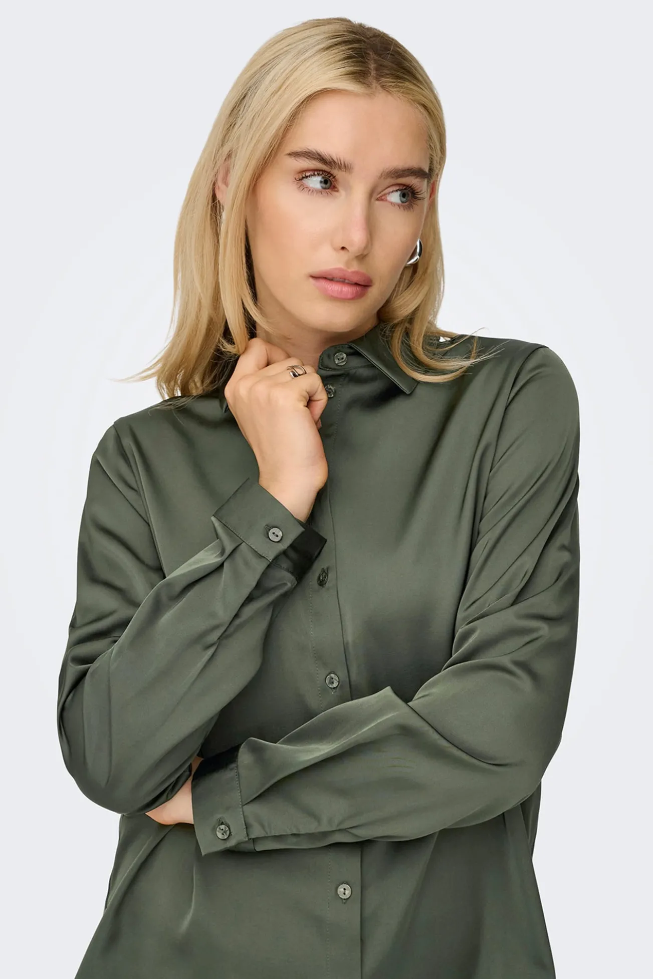 Camisa de satén