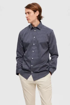 Camisa de vestir 100% algodón