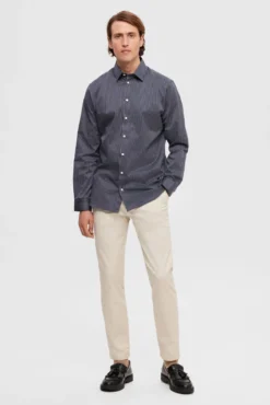 Camisa de vestir 100% algodón