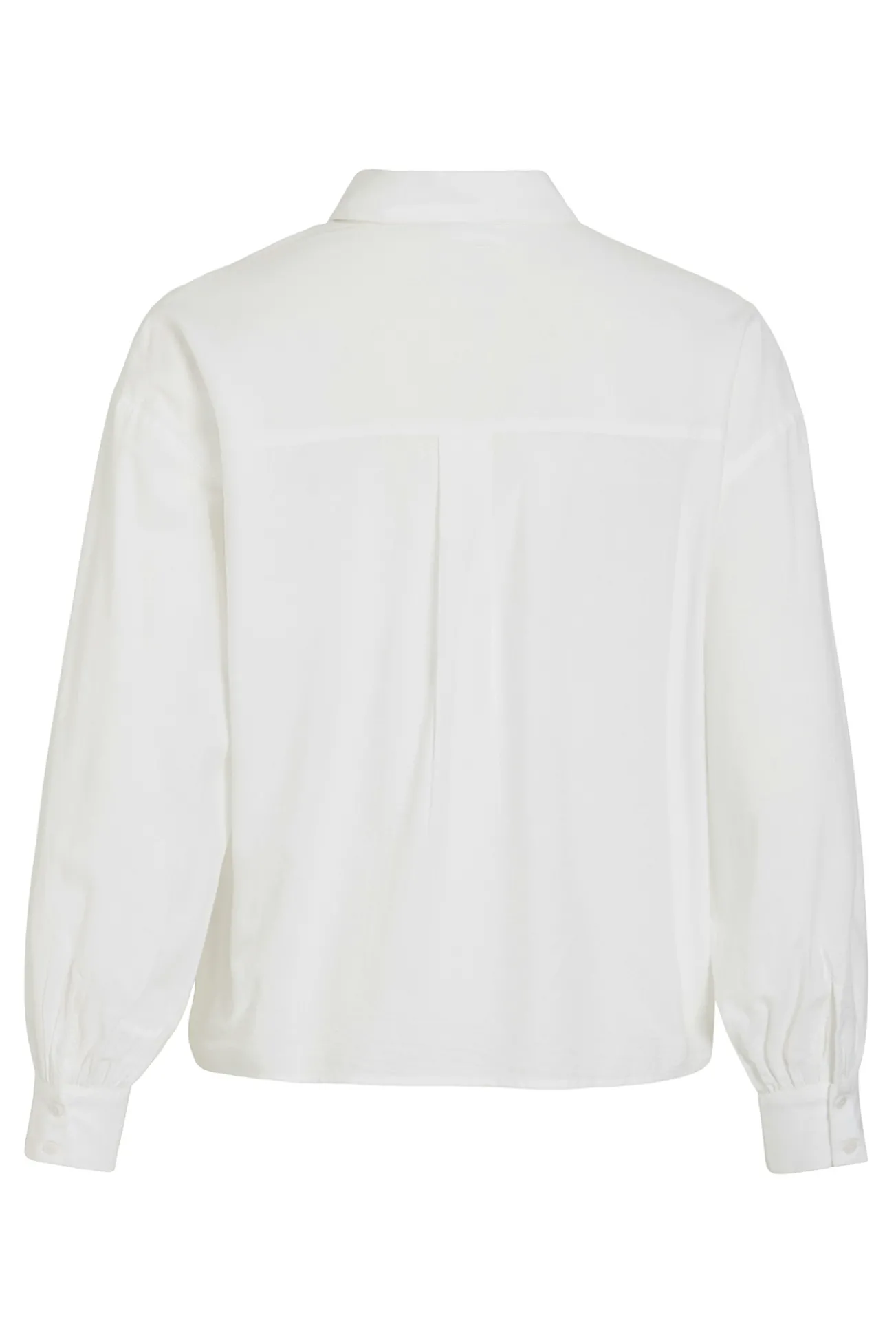 Camisa de viscosa y algodón con encaje