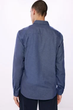 Camisa dobby bicolor