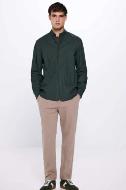 Camisa dobby bicolor