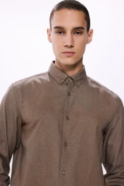 Camisa dobby bicolor